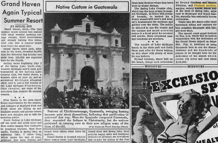 Fruitport Pavilion (Pamona Pavlion) - Nice Article Mentioning Pavilion 1949 (newer photo)